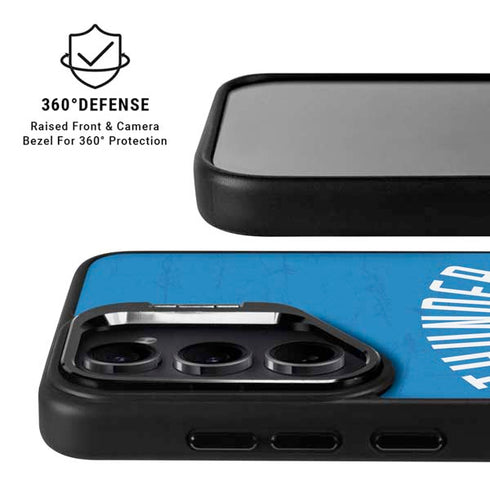NBA OKC Thunder Distressed Galaxy S24 Plus Kickstand Case